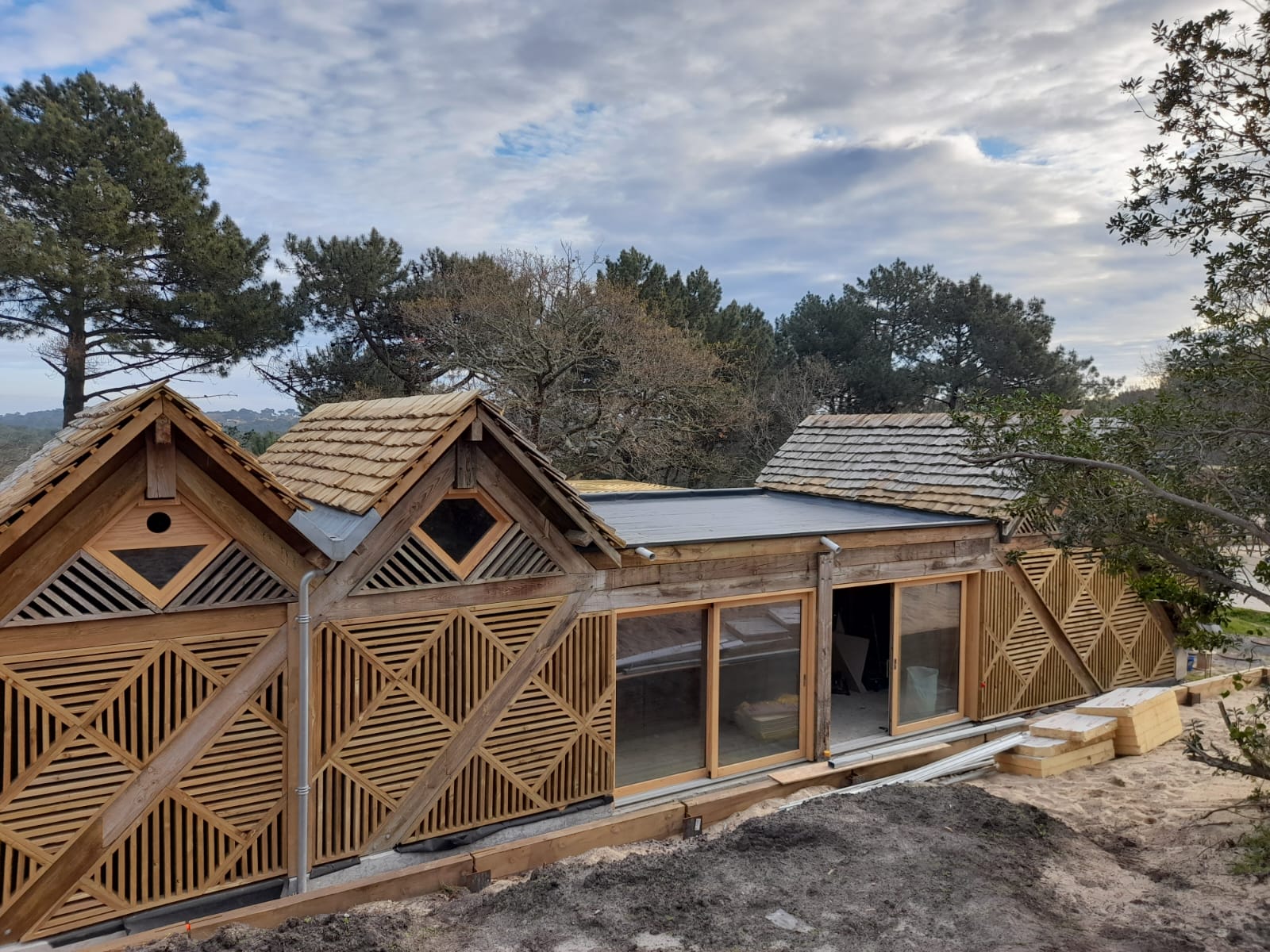 Étanchéité PVC, Cabane — Dune du Pilat